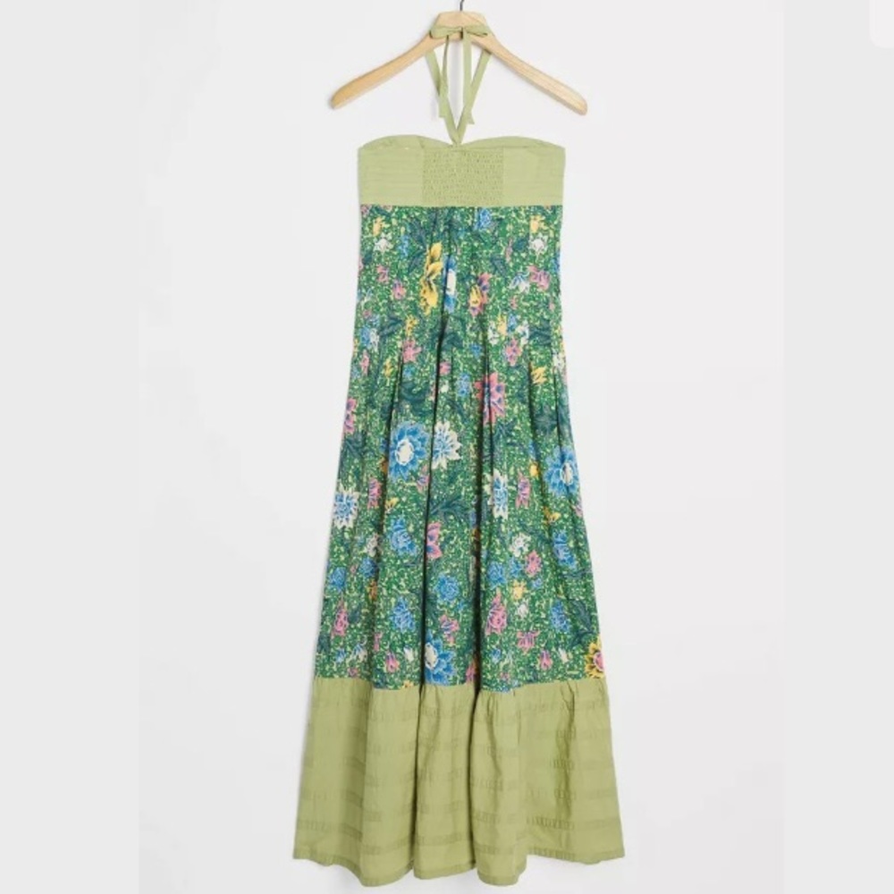 Anthropologie Zosime Halter Maxi Dress Size 12